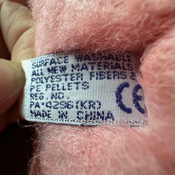Vintage A&A SABLE Teddy Bear Frosted Pink Soft Realistic Fur 12in Plush Rare - Picture 5 of 7